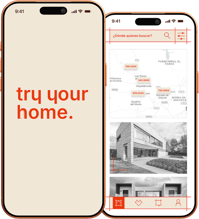 Aplicación móvil de Try Your Home